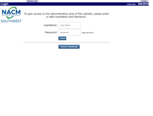 Tablet Screenshot of nacmsw.cicnetwork.com